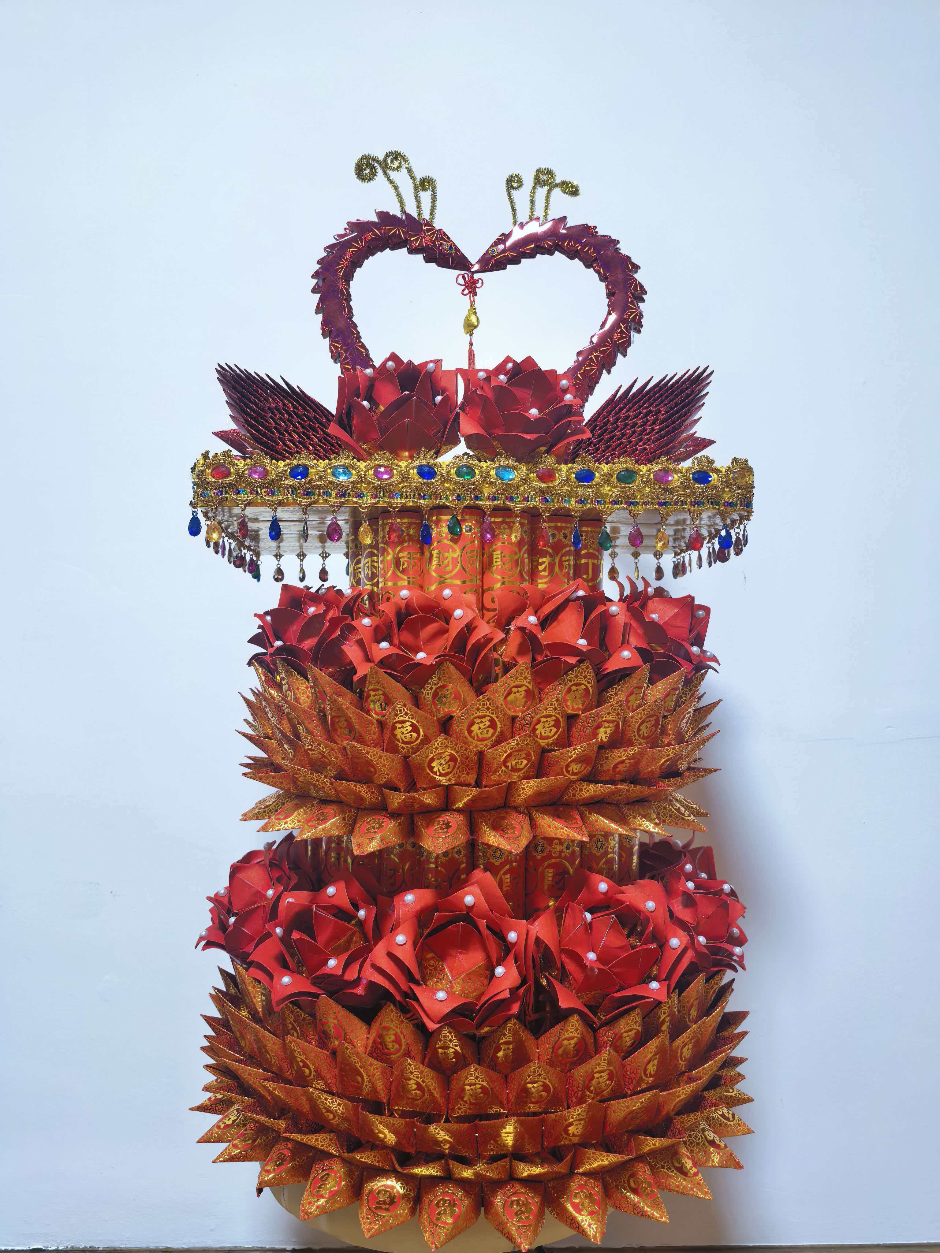 比翼和合花塔